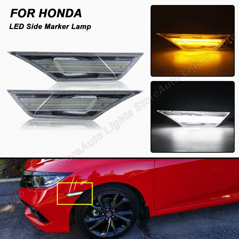 Для Honda Civic 2016- 2 шт. Светодиодные поворотники (янтарные) Светодиодные ходовые огни Plug & Play + габаритные огни (белые) без ошибок, водонепроницаемые
Для Honda Civic 2016- 2 шт. Светодиодные поворотники (янтарные) Светодиодные ходовые огни Plug & Play + габаритные огни (белые) без ошибок, водонепроницаемые