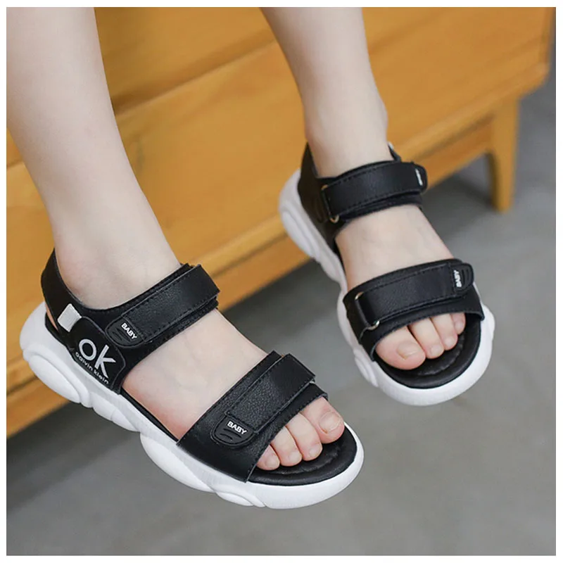 

Girls' Sandals New Summer Primary School Students College Style Little Girl Soft Soled Princess Children Parent-child Shoes