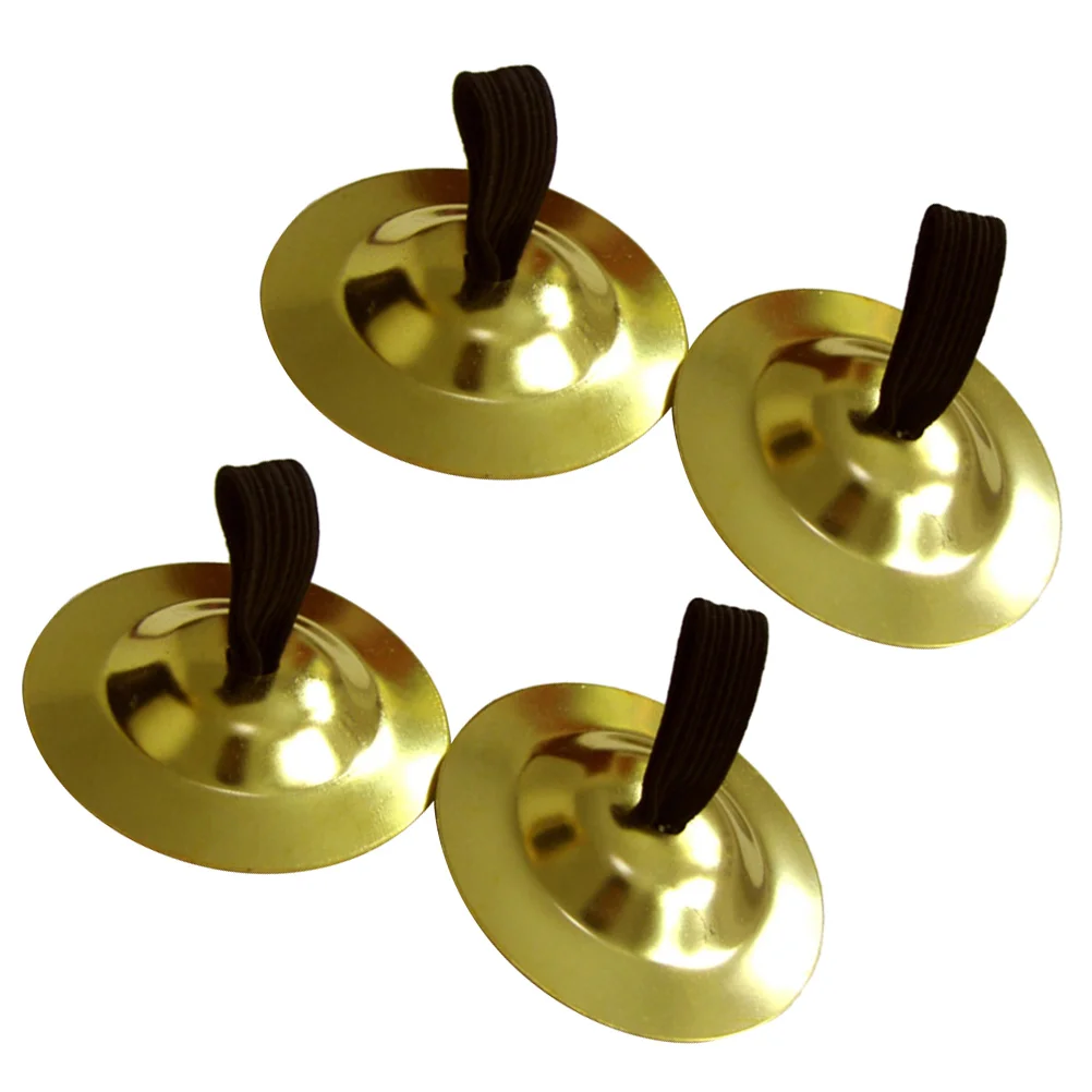 4 Pcs Copper Cymbal Kids Instruments Cymbals Finger Props Small Child Dancer Ball Party
4 Pcs Copper Cymbal Kids Instruments Cymbals Finger Props Small Child Dancer Ball Party