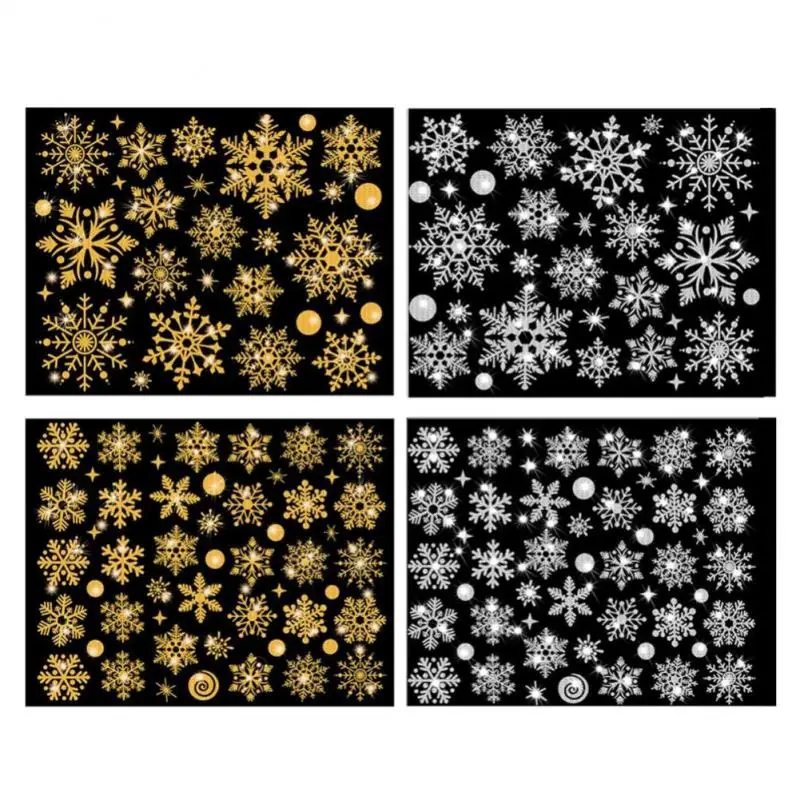 Glitter Effect Christmas Kids Room Decor Snowflake Glass Window Home Decoration Creative Electrostatic Wall Sticker Household
Glitter Effect Christmas Kids Room Decor Snowflake Glass Window Home Decoration Creative Electrostatic Wall Sticker Household