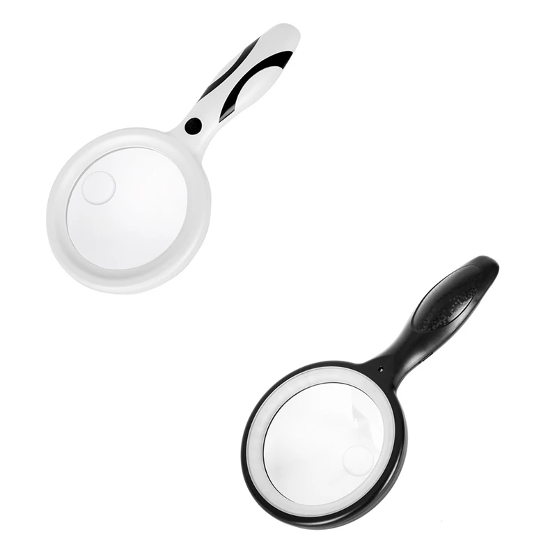 Magnifying Glass With Light, 5X 10X Magnification With LED Illuminated, Handheld Magnifying Glass
Magnifying Glass With Light, 5X 10X Magnification With LED Illuminated, Handheld Magnifying Glass