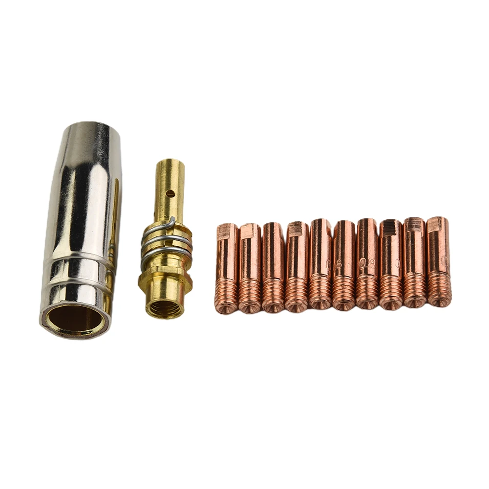 12pcs MB 15AK MIG Welding Contact Tips 0.8x25mm M6 Air Nozzle Tip Bracket Attachment For Rilon For Riland For Jasic Welding Part
12pcs MB 15AK MIG Welding Contact Tips 0.8x25mm M6 Air Nozzle Tip Bracket Attachment For Rilon For Riland For Jasic Welding Part