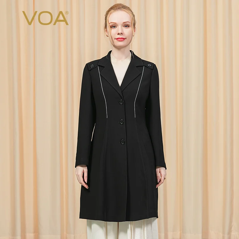 VOA 60 момме, черный костюм из тяжелого шелка, воротник, белая АРКА, игла, Однорядная, трехзернистая пряжка, Толстый плащ с длинными рукавами, FE53
VOA 60 момме, черный костюм из тяжелого шелка, воротник, белая АРКА, игла, Однорядная, трехзернистая пряжка, Толстый плащ с длинными рукавами, FE53