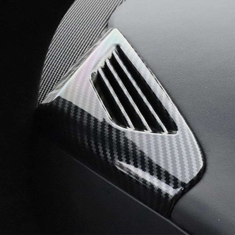 2pcs Car Top Air Outlet Decoration Cover Carbon Fiber Anti-scratch Stickers Modified For Tesla Model X Auto Interior Accessories
2pcs Car Top Air Outlet Decoration Cover Carbon Fiber Anti-scratch Stickers Modified For Tesla Model X Auto Interior Accessories