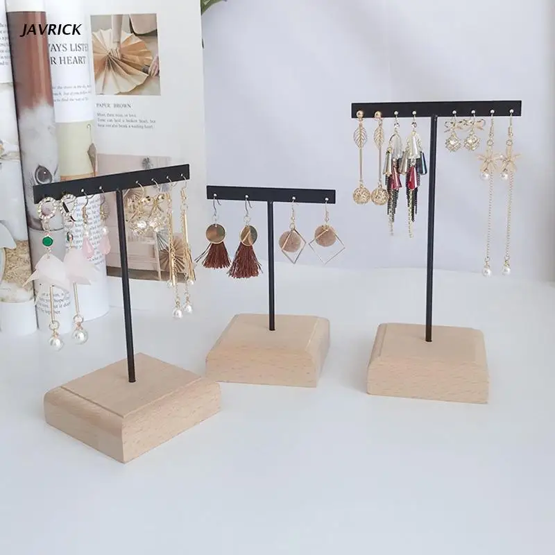 4/8Holes Iron Earrings Holder Jewelry Stand Organiser Storage Shelf T-shape Display Rack Industrial Geometric Show Case
4/8Holes Iron Earrings Holder Jewelry Stand Organiser Storage Shelf T-shape Display Rack Industrial Geometric Show Case
