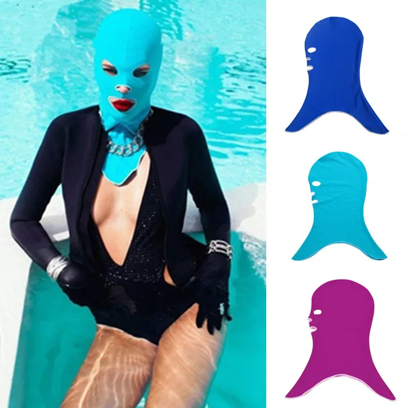 Men Women Protection Snorkeling Sun Protection Facekini Swim Headwear Lycra Anti-UV Windproof Diving Mask Head Hair Jellyfish
Men Women Protection Snorkeling Sun Protection Facekini Swim Headwear Lycra Anti-UV Windproof Diving Mask Head Hair Jellyfish