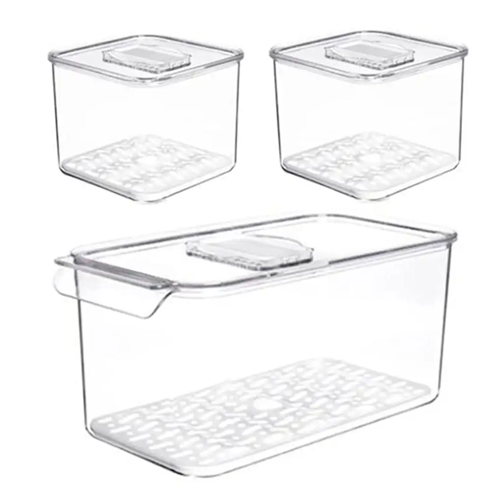 Food Storage Containers Produce Saver FreshWorks Produce - Stackable Refrigerator Kitchen Organizer Keeper, Food Storage Contain
Food Storage Containers Produce Saver FreshWorks Produce - Stackable Refrigerator Kitchen Organizer Keeper, Food Storage Contain