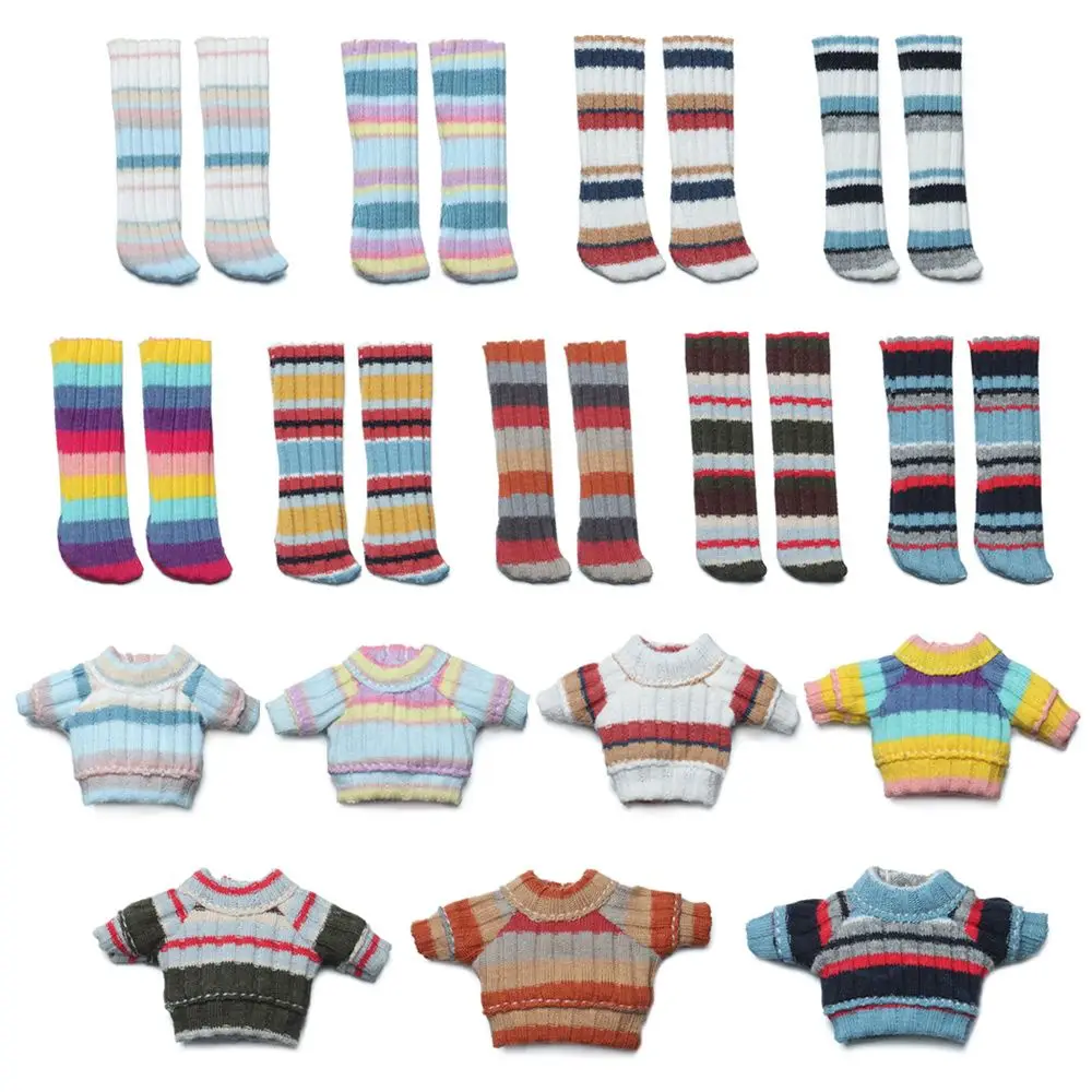 1/12 BJD Doll Socks for Dolls Stocking Long-sleeved Stripe Sweater Children Girl DIY Christmas Gift Dollhouse Decoration Toys
1/12 BJD Doll Socks for Dolls Stocking Long-sleeved Stripe Sweater Children Girl DIY Christmas Gift Dollhouse Decoration Toys