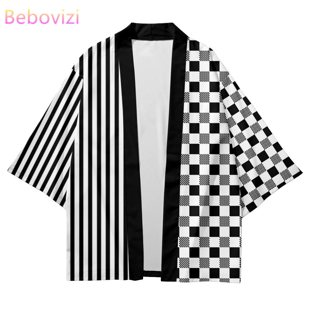 Newest 2022 Striped Checkerboard Japanese Asian Streetwear Tanjiro Kimono Cardigan girls Boy Harajuku Haori Top Yukata
Newest 2022 Striped Checkerboard Japanese Asian Streetwear Tanjiro Kimono Cardigan girls Boy Harajuku Haori Top Yukata
