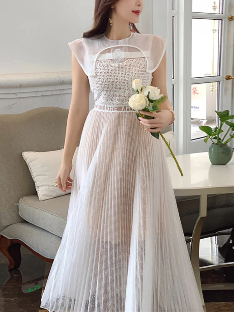 2023 New In Long Evening Dress Spring/Summer Floral Lace Women Solid Color Retro Dress High Quality Letter Embroidery
2023 New In Long Evening Dress Spring/Summer Floral Lace Women Solid Color Retro Dress High Quality Letter Embroidery