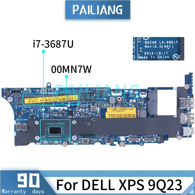 Материнская плата для ноутбука DELL XPS 9Q23 i7-3687U 00MN7W LA-8821P SR0XH материнская |