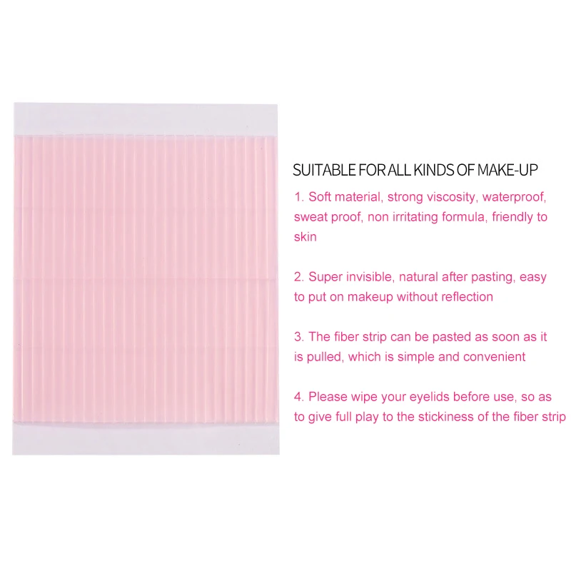 Natural Lasting Double Eyelid Fiber Tape Invisible Transparent Double Sided Strip Adhesive Fiber Stretch Eye Makeup Tools
Natural Lasting Double Eyelid Fiber Tape Invisible Transparent Double Sided Strip Adhesive Fiber Stretch Eye Makeup Tools