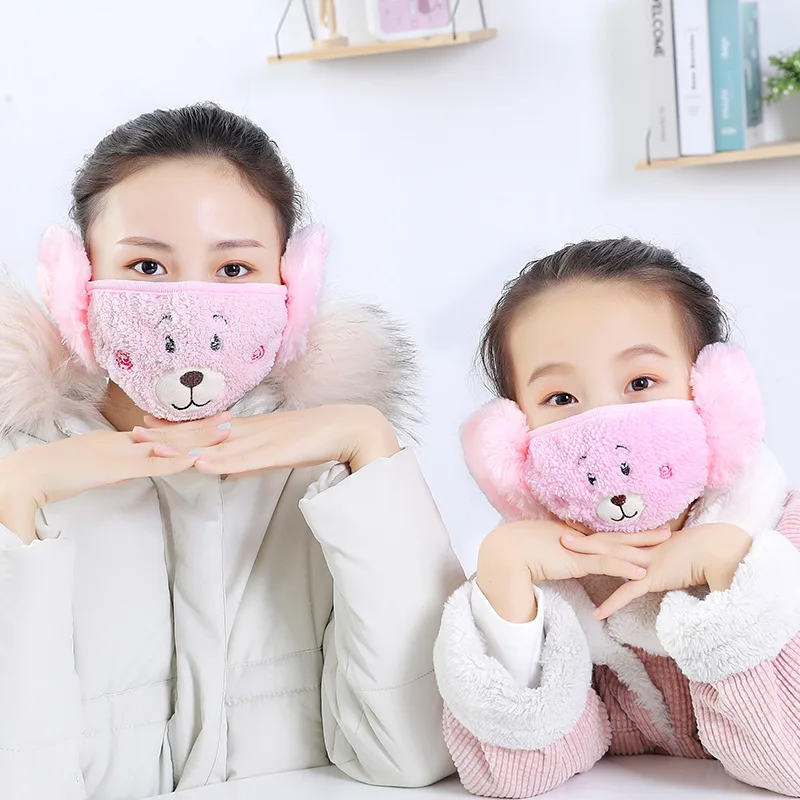 Kids Adult Winter Face Mask with Earflap Cute Reusable Washable Fleece Windproof adult/kid winter warm plush windproof FS99
Kids Adult Winter Face Mask with Earflap Cute Reusable Washable Fleece Windproof adult/kid winter warm plush windproof FS99