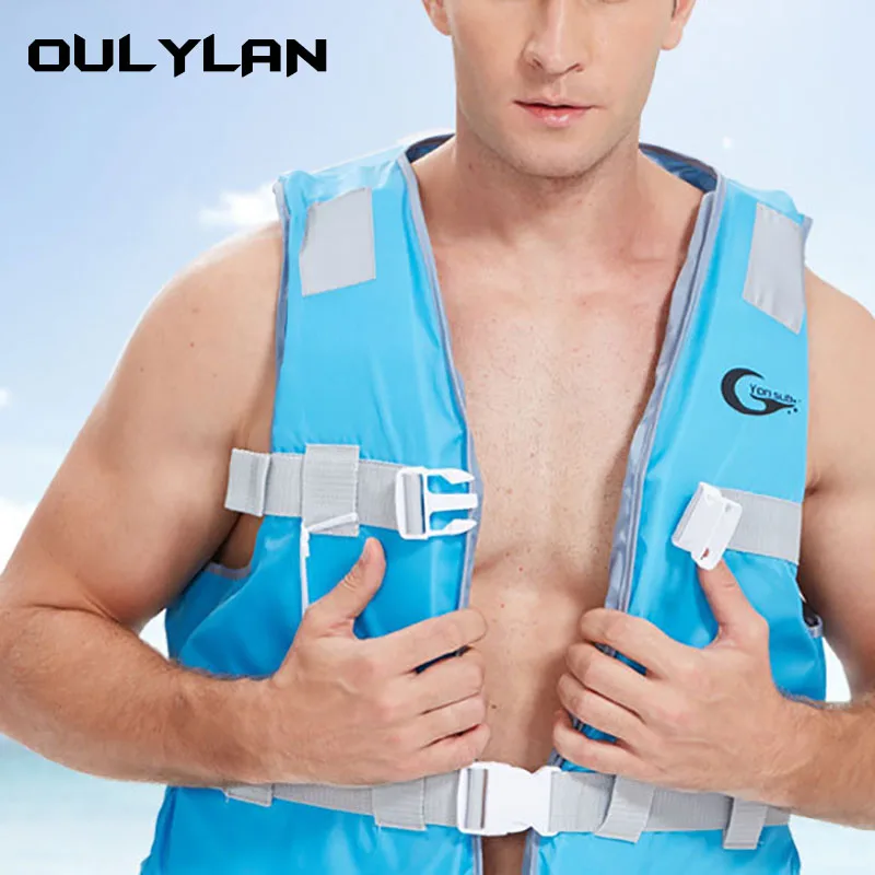 Water sports life jacket Safety adjustable drifting safety vest light belt reflective stripe life jacket
Water sports life jacket Safety adjustable drifting safety vest light belt reflective stripe life jacket