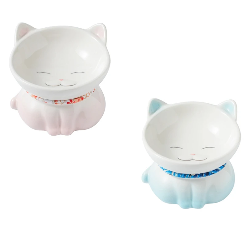 Ceramic Cat And Dog Bowl Overhead Plate Neck Guard Overturning Pet Food Feeder Supplies Cat Small Dog Pet Bowl
Ceramic Cat And Dog Bowl Overhead Plate Neck Guard Overturning Pet Food Feeder Supplies Cat Small Dog Pet Bowl