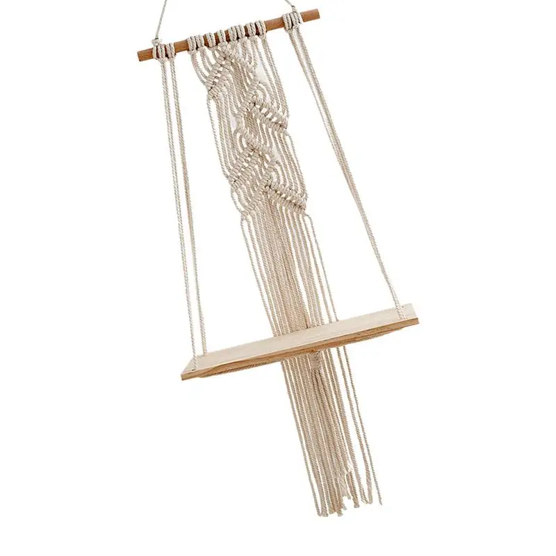 Art Macrame Wall Hanging Shelf Handmade Woven Plant Shelves Macrame Tapestry Tassel Macrame Wall Floating Hanger
Art Macrame Wall Hanging Shelf Handmade Woven Plant Shelves Macrame Tapestry Tassel Macrame Wall Floating Hanger