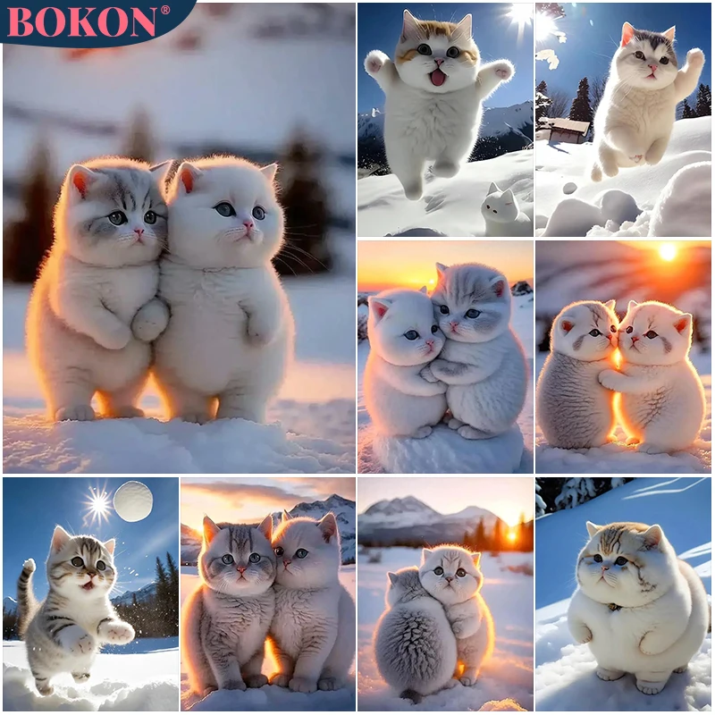 Animal 5D Diamond Painting Snow Sunrise Fold-eared Cat Full Diamond Mosaic Diamond Embroidery Kit DIY Rhinestone Home Decoration
Animal 5D Diamond Painting Snow Sunrise Fold-eared Cat Full Diamond Mosaic Diamond Embroidery Kit DIY Rhinestone Home Decoration