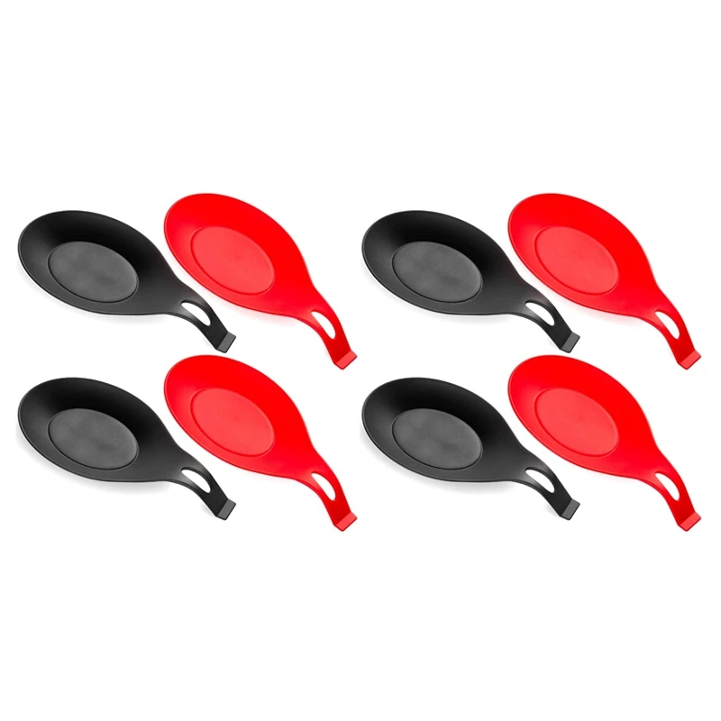 Подставка для ложки для кухни, 2 красных и 2 черных, подставка для ложки из силикагеля, подставка для ложки для кухонной стойки
Подставка для ложки для кухни, 2 красных и 2 черных, подставка для ложки из силикагеля, подставка для ложки для кухонной стойки