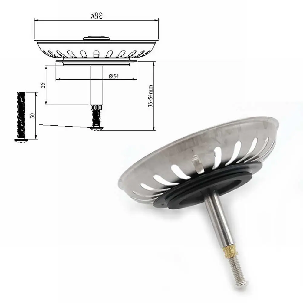 Stainless Steel Kitchen Sink Strainers Stopper Waste Plug Sink Filters Bathroom Hair Catcher Drains Strainers Kitchen Tools
Stainless Steel Kitchen Sink Strainers Stopper Waste Plug Sink Filters Bathroom Hair Catcher Drains Strainers Kitchen Tools