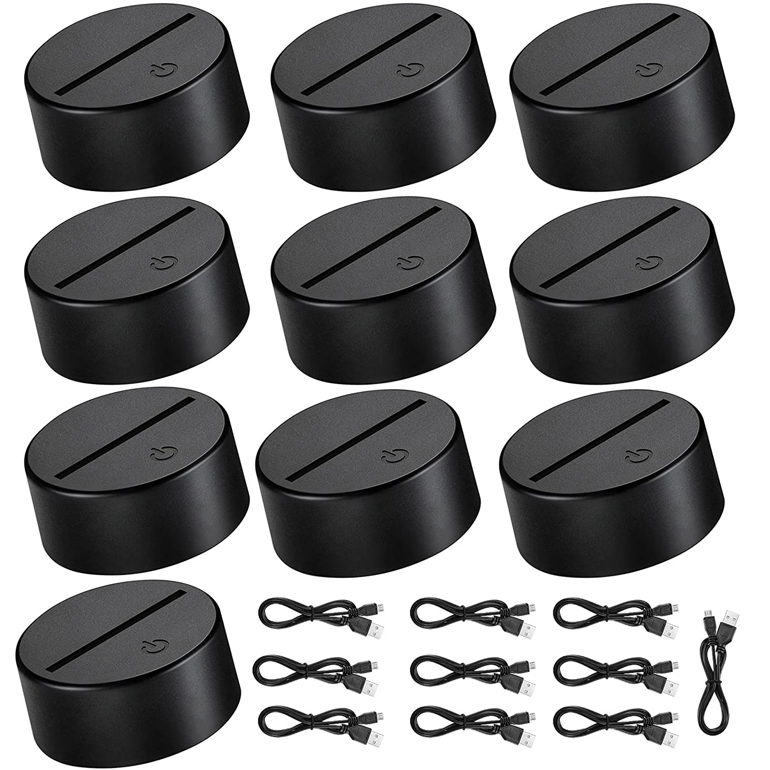 5/10/20 Pcs 7 Colors Touch Lamp Base for 3D Cartoon Night Light, Decoration Bedroom Led Anime Home Lights Holder
5/10/20 Pcs 7 Colors Touch Lamp Base for 3D Cartoon Night Light, Decoration Bedroom Led Anime Home Lights Holder