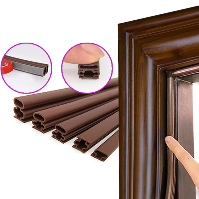 6m Strong Self-adhesive Silicone Rubber Sealing Strip Soundproof Door Thong Strips Sealed Slot for Security Doors Window 
6m Strong Self-adhesive Silicone Rubber Sealing Strip Soundproof Door Thong Strips Sealed Slot for Security Doors Window