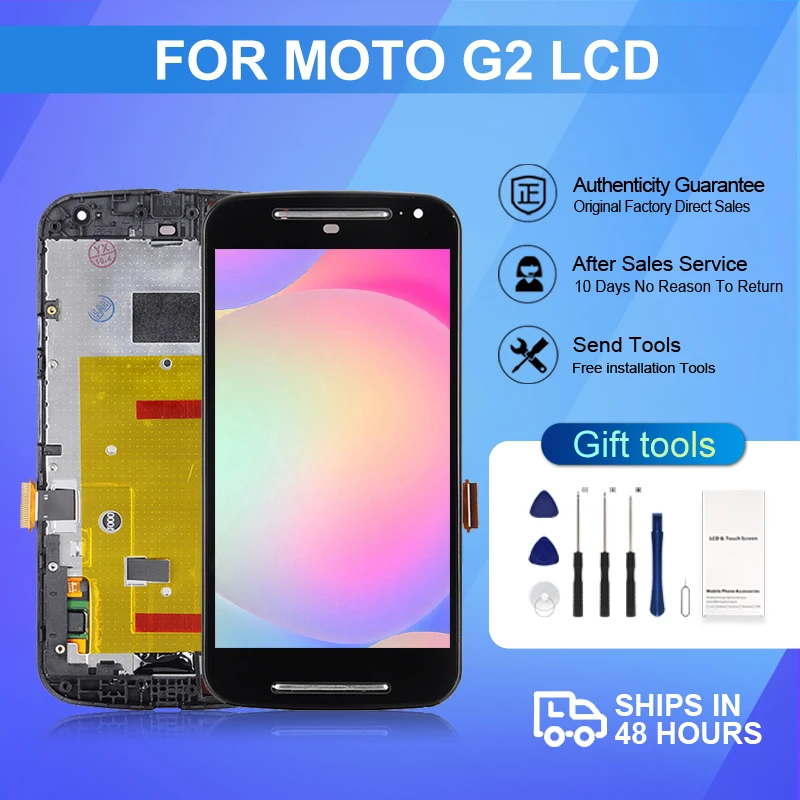5.0 Inch XT1068 Screen For Moto G2 Lcd Touch Panel Digitizer Assembly For Motoroal G 2nd Gen Display With Frame Free Shipping
5.0 Inch XT1068 Screen For Moto G2 Lcd Touch Panel Digitizer Assembly For Motoroal G 2nd Gen Display With Frame Free Shipping