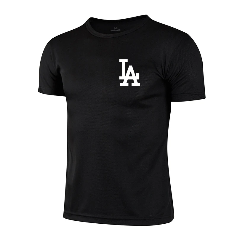 Summer sports casual T-shirt sports running top men's and women's same round neck short-sleeved quick-drying breathable
Summer sports casual T-shirt sports running top men's and women's same round neck short-sleeved quick-drying breathable