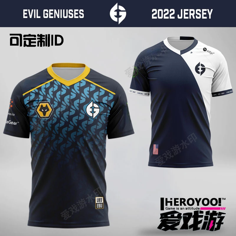 Customized Evil Geniuses Uniforms Can Be Customized ID E-sports EG Game Uniforms 2023 Short-sleeved CSGO Eat Chicken DOTA2 
Customized Evil Geniuses Uniforms Can Be Customized ID E-sports EG Game Uniforms 2023 Short-sleeved CSGO Eat Chicken DOTA2
