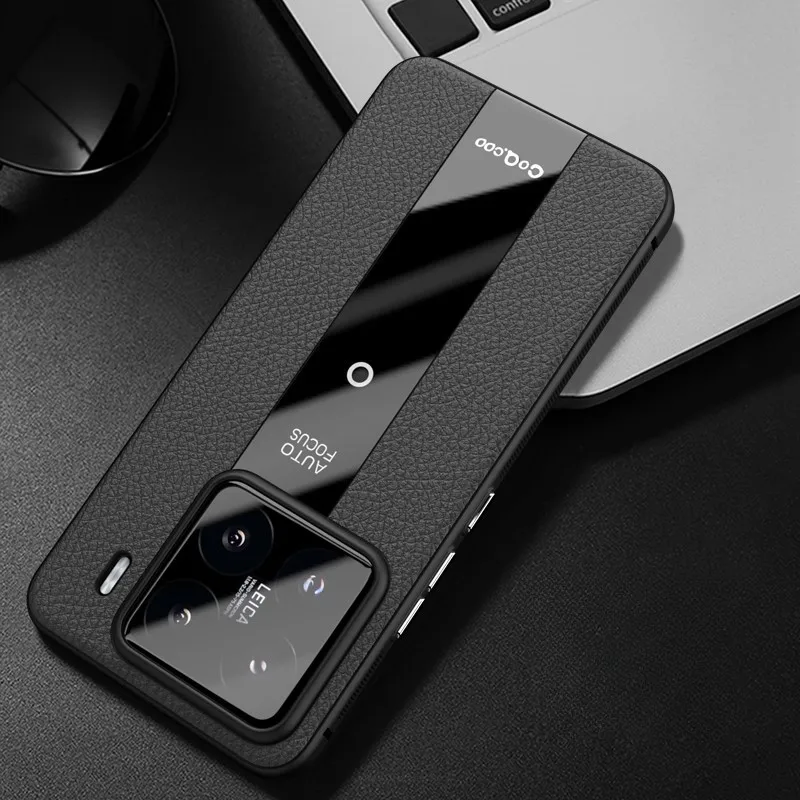 Для Xiaomi 15 Pro чехол ELVEV противоударный качественный кожаный + мягкий защитный из