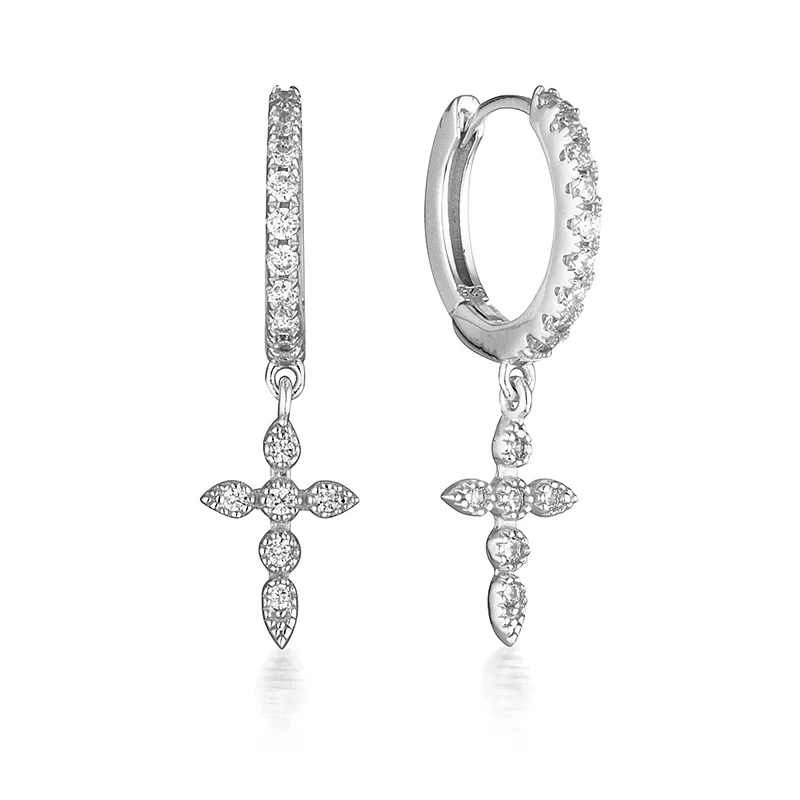 Bohemia Piercing Cross Zircon Pendant Luxury Hoops Earrings for Women Fashion Jewelry Pendientes Ins Same Dangler Party Gifts
Bohemia Piercing Cross Zircon Pendant Luxury Hoops Earrings for Women Fashion Jewelry Pendientes Ins Same Dangler Party Gifts