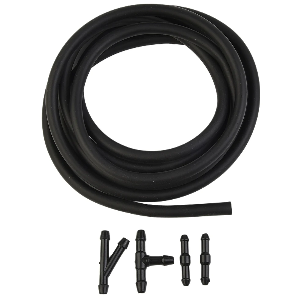 ABS Plastic+Rubber 1*2 M Hose Accessories 4X Hose Connectors Black For Windscreen Washer Jet Pump Nozzles Replacement
ABS Plastic+Rubber 1*2 M Hose Accessories 4X Hose Connectors Black For Windscreen Washer Jet Pump Nozzles Replacement