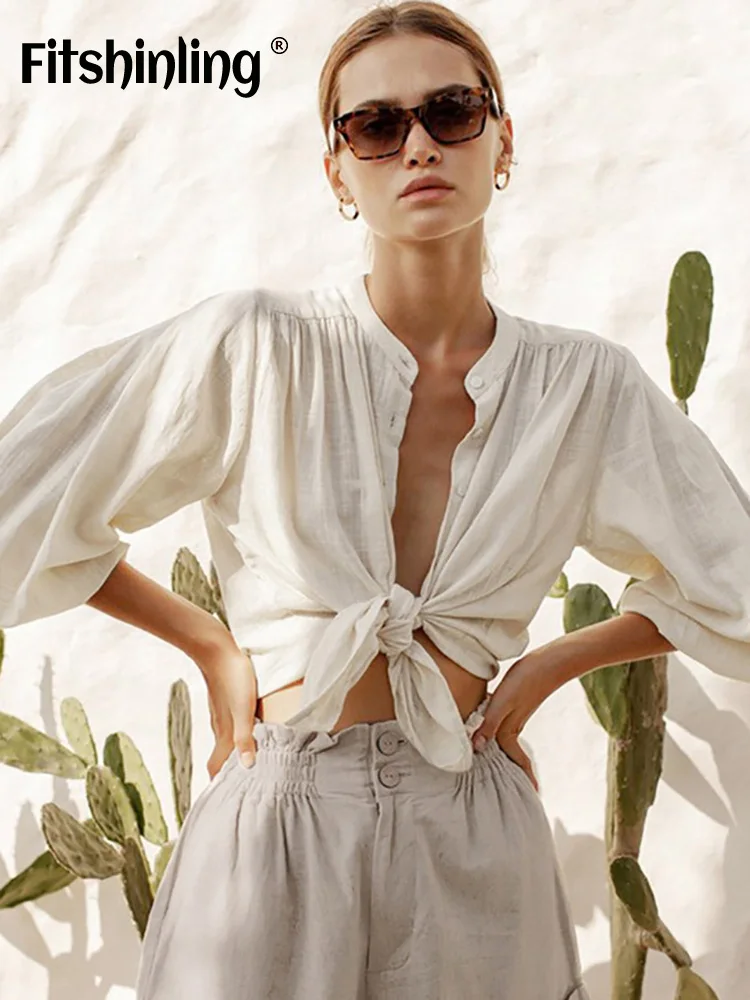 Юбка женская на пуговицах с пышными рукавами, из хлопка и льна
Юбка женская на пуговицах с пышными рукавами, из хлопка и льна