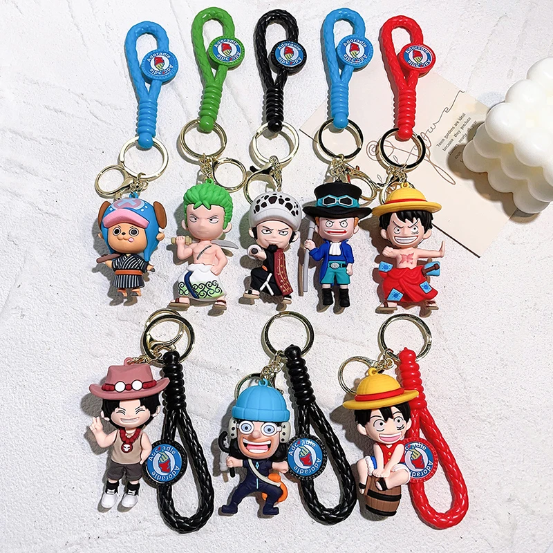 One Piece Keychains Anime Monkey D. Luffy Tony Chopper Roronoa Zoro Cartoon Character Key Chains Keyring Doll Bag Pendent
One Piece Keychains Anime Monkey D. Luffy Tony Chopper Roronoa Zoro Cartoon Character Key Chains Keyring Doll Bag Pendent