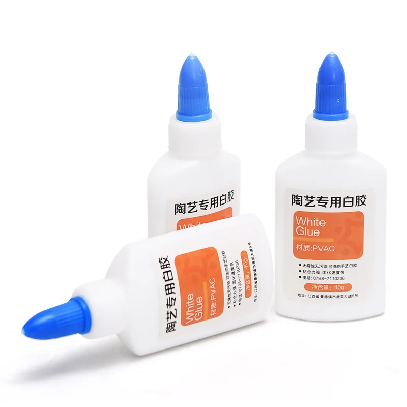 40ml Pottery Special White Glue Washable Diy Model Quick-drying Glue White Latex Adhesive Strong Toughness and Easy To Tear
40ml Pottery Special White Glue Washable Diy Model Quick-drying Glue White Latex Adhesive Strong Toughness and Easy To Tear