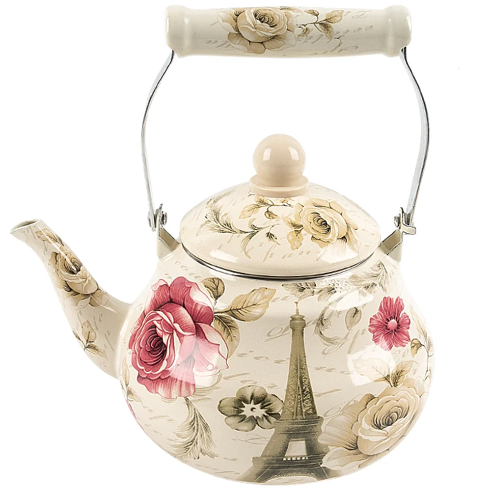 Enamel Water Jug Thicken Teapot Household Teakettle Household Cookware Pyriform Kettle
Enamel Water Jug Thicken Teapot Household Teakettle Household Cookware Pyriform Kettle