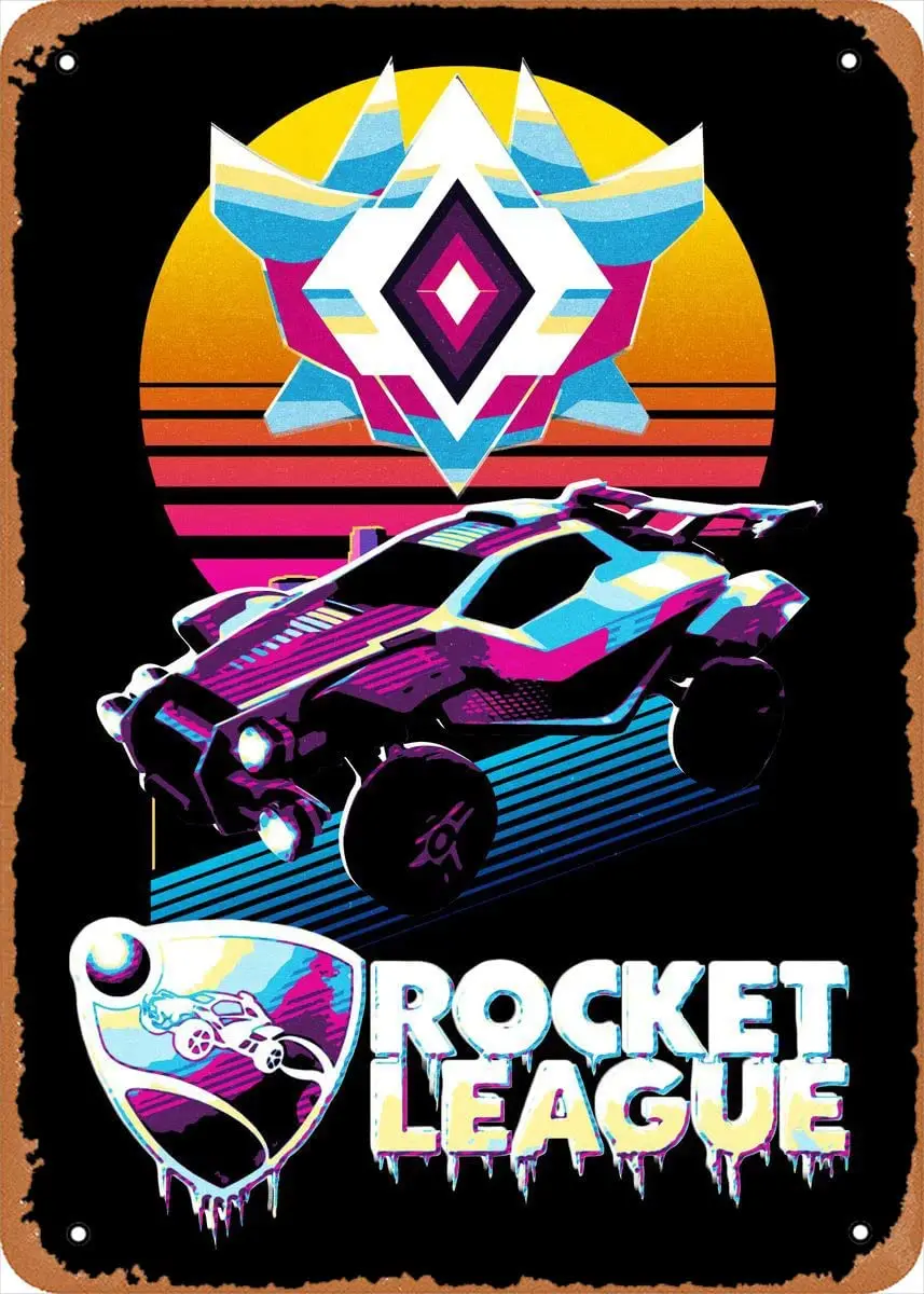 Vintage Metal Poster - Rocket League Rocket League Tin Sign 12 X 8 Inches Suitable for Wall Decoration of Bar,Cafe,Garage CAVE
Vintage Metal Poster - Rocket League Rocket League Tin Sign 12 X 8 Inches Suitable for Wall Decoration of Bar,Cafe,Garage CAVE