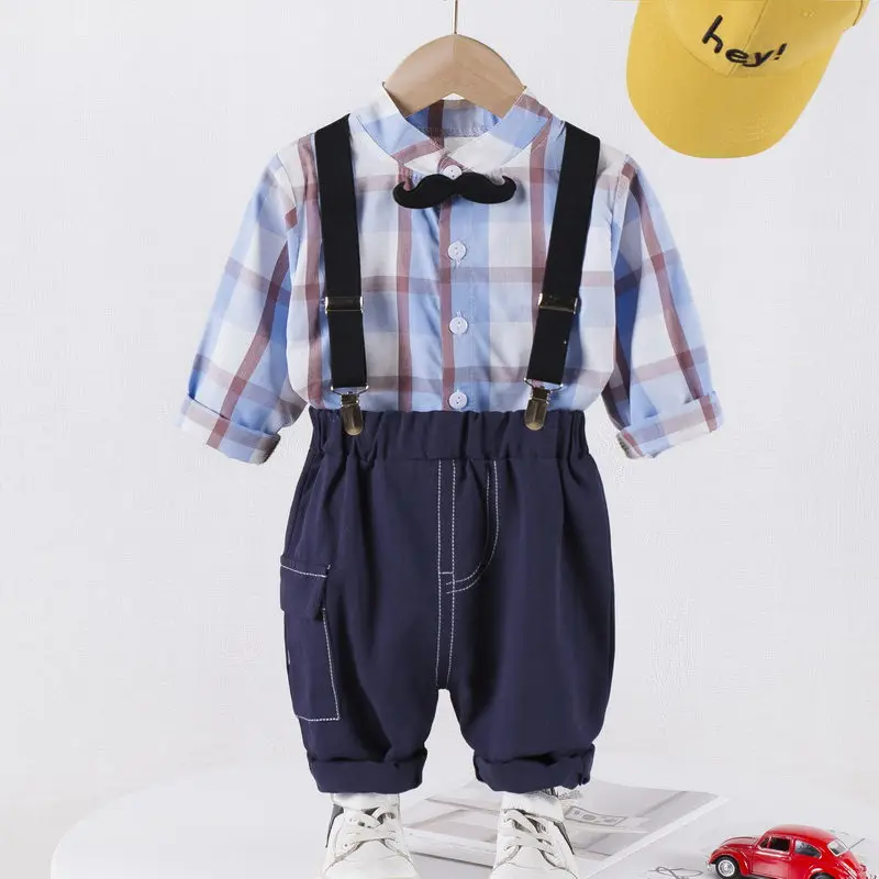 Spring Autumn Infant Clothes Suits Baby Girl Boys Clothing Fashion Blouses Overalls Bib Pants 2Pcs/Set Kid Children Costume
Spring Autumn Infant Clothes Suits Baby Girl Boys Clothing Fashion Blouses Overalls Bib Pants 2Pcs/Set Kid Children Costume