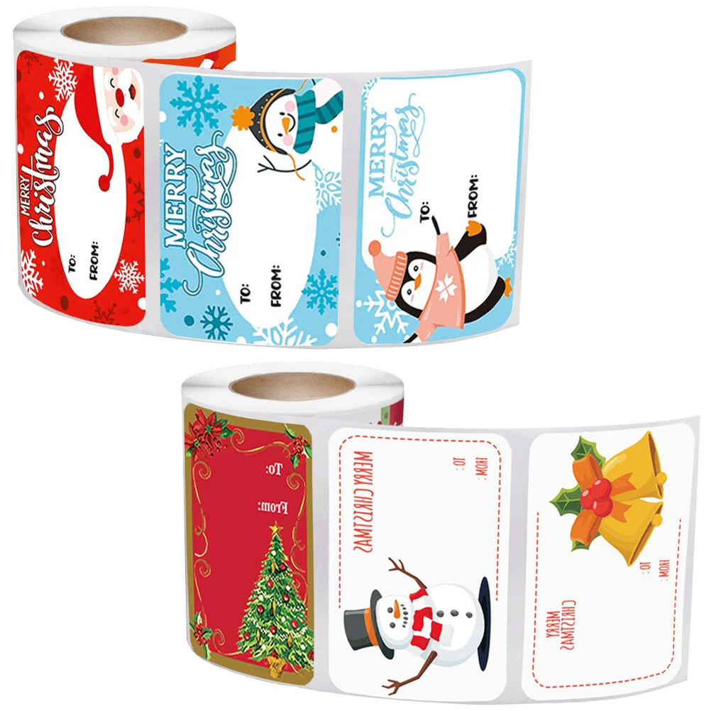 2 Rolls Christmas Stickers Small Gift Wrapping Sealing Packaging Adhesive Tag Circle Label Decorative Envelope
2 Rolls Christmas Stickers Small Gift Wrapping Sealing Packaging Adhesive Tag Circle Label Decorative Envelope