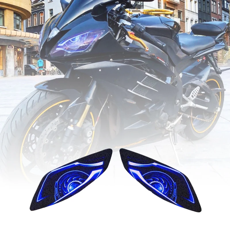 Motorcycle Front Fairing Headlight Sticker Protective Cover for Yamaha YZF-R6 YZFR6 YZF R6 2006-2016
Motorcycle Front Fairing Headlight Sticker Protective Cover for Yamaha YZF-R6 YZFR6 YZF R6 2006-2016