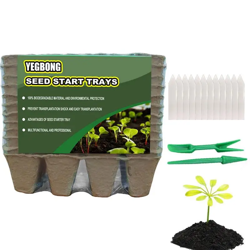Plant Starter Trays 12/24 Gird Reusable Seed Starting Tray Mini Plant Grow Kit Starting Trays For Seedling Germination
Plant Starter Trays 12/24 Gird Reusable Seed Starting Tray Mini Plant Grow Kit Starting Trays For Seedling Germination