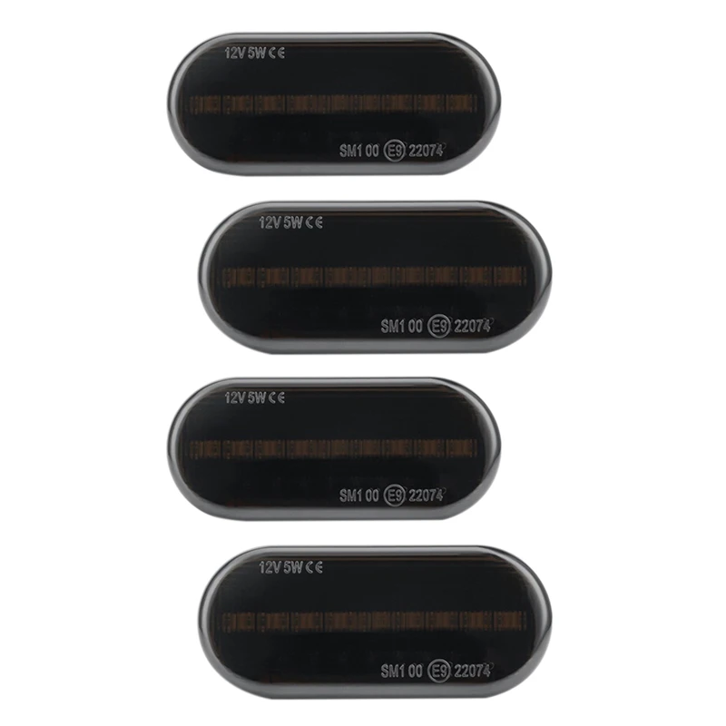 4Pcs Amber LED Fender Side Marker Turn Signal Lights For Seat Ibiza Leon For Skoda Octavia For Ford Focus Mk2 (Black)
4Pcs Amber LED Fender Side Marker Turn Signal Lights For Seat Ibiza Leon For Skoda Octavia For Ford Focus Mk2 (Black)