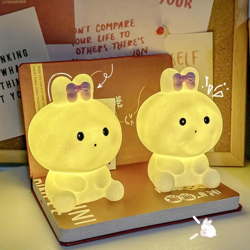 LED Night Light For Children Bunny Shaped Eye Protection Desk Lamp Mushroom Sleeping Lamp Home Bedroom Nursery Decoration
LED Night Light For Children Bunny Shaped Eye Protection Desk Lamp Mushroom Sleeping Lamp Home Bedroom Nursery Decoration