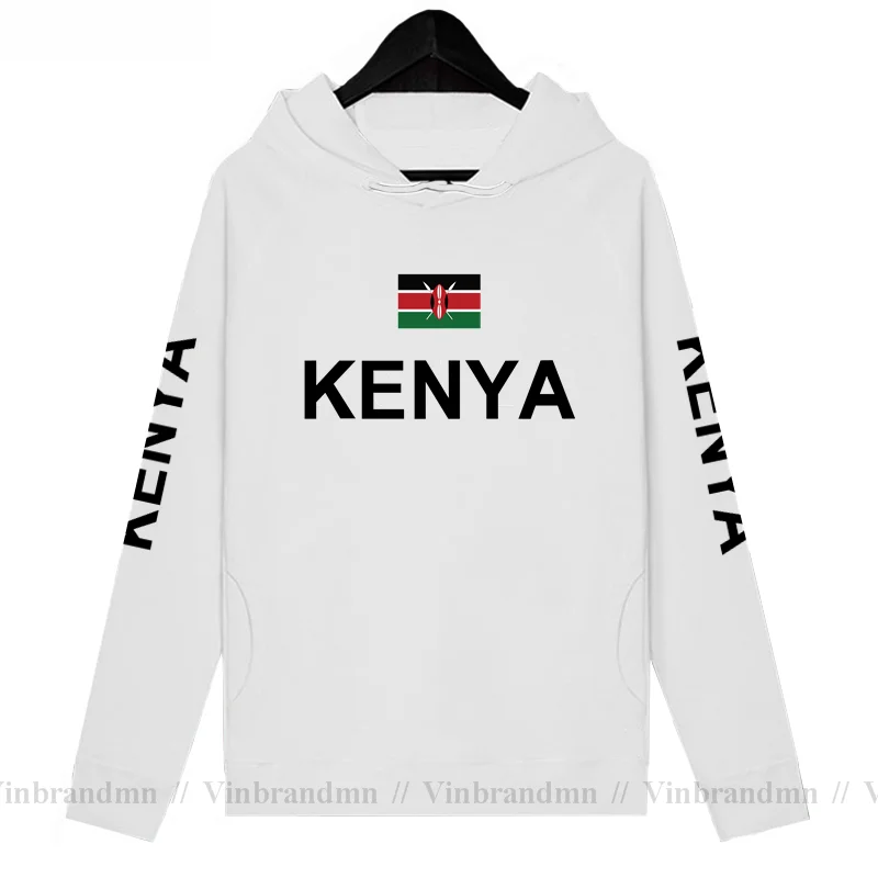 

Republic of Kenya Kenyan Hoodies Men Sweatshirts New Fashion Hip Hop Streetwear Tracksuit Nation Footballer Sporting Country KEN