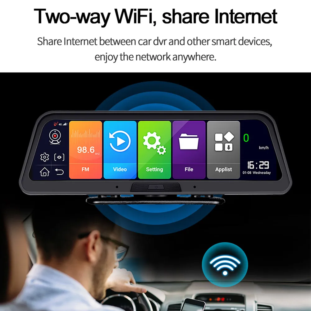 New 10\" Streaming 4G Adas Dash Cam Car Dvr Video Camera Dashboard Gps Navigation Bluetooth Transfer Music And Bluetooth Handsfr
New 10\" Streaming 4G Adas Dash Cam Car Dvr Video Camera Dashboard Gps Navigation Bluetooth Transfer Music And Bluetooth Handsfr