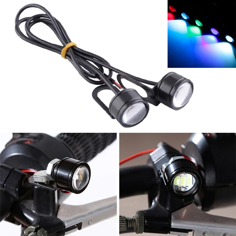 

1 Pair 12V 3W Eagle Eye Driving Light LED Reverse Backup Driving Light Motorcycle Fog Lamp Headlight Bulb Daytime Running Light