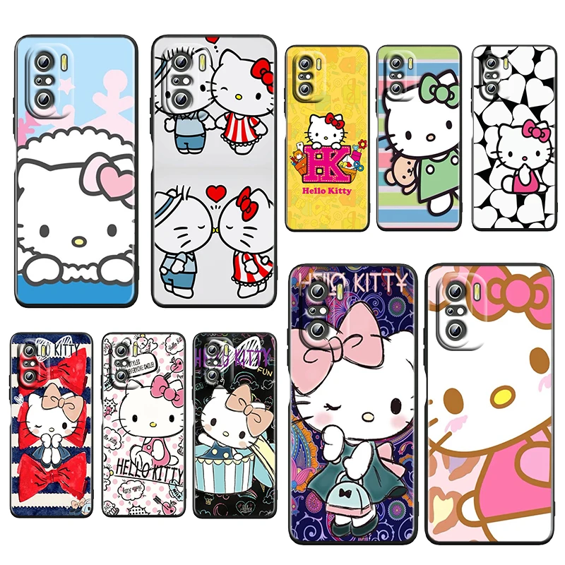 Pink Cartoon Hello Kitty For Xiaomi Redmi K50 K40 Gaming K30 K20 Pro 5G 10X 9T 9C 9A Soft Silicone Black Phone Case Fundas Capa
Pink Cartoon Hello Kitty For Xiaomi Redmi K50 K40 Gaming K30 K20 Pro 5G 10X 9T 9C 9A Soft Silicone Black Phone Case Fundas Capa