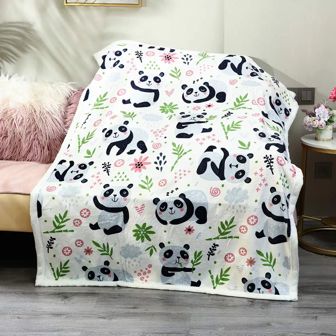 Panda Plush Blanket Sherpa Fleece Blanket Throw Blankets Kids Adults for Crib Bed Couch Chair Living Room Travel Outdoor 
Panda Plush Blanket Sherpa Fleece Blanket Throw Blankets Kids Adults for Crib Bed Couch Chair Living Room Travel Outdoor