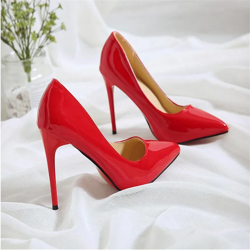 Drop Ship Woman High Heels Pumps 11cm Tacones Pointed Toe Stilettos Talon Femme Sexy Ladies Wedding Shoes Black Heels women
Drop Ship Woman High Heels Pumps 11cm Tacones Pointed Toe Stilettos Talon Femme Sexy Ladies Wedding Shoes Black Heels women