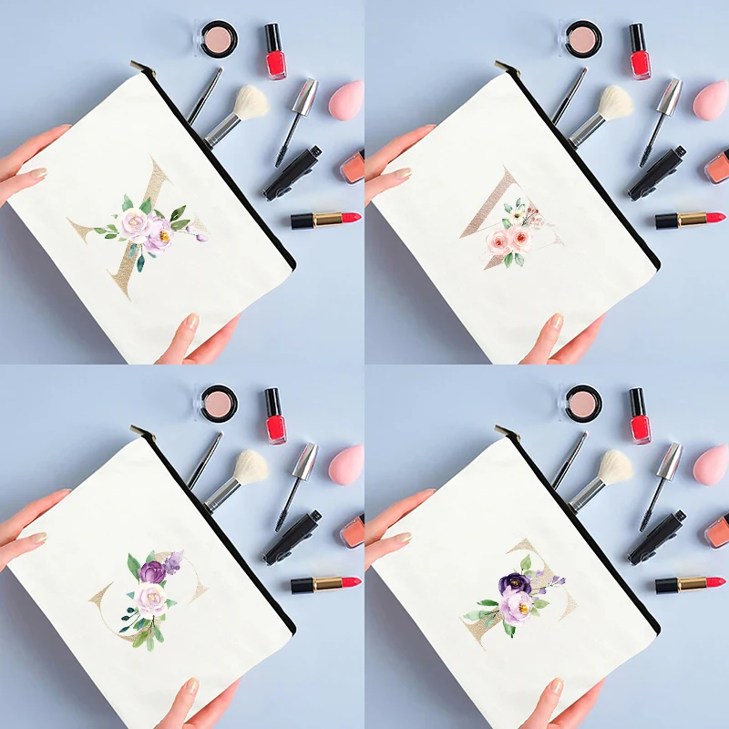 Girl Makeup Bag Golden Letter Pattern Print Organizer Bag Pouches for Travel Bags Pouch Women's Cosmetic Bag Student Pencil Bag
Girl Makeup Bag Golden Letter Pattern Print Organizer Bag Pouches for Travel Bags Pouch Women's Cosmetic Bag Student Pencil Bag