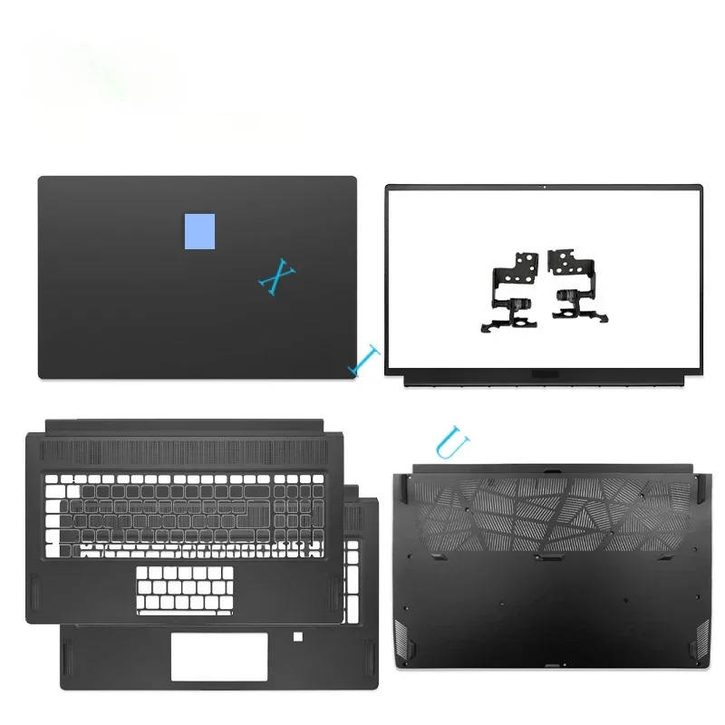 Для MSI Stealth GS76 MS-17M1 задняя крышка экрана передняя панель подставка для рук нижняя
